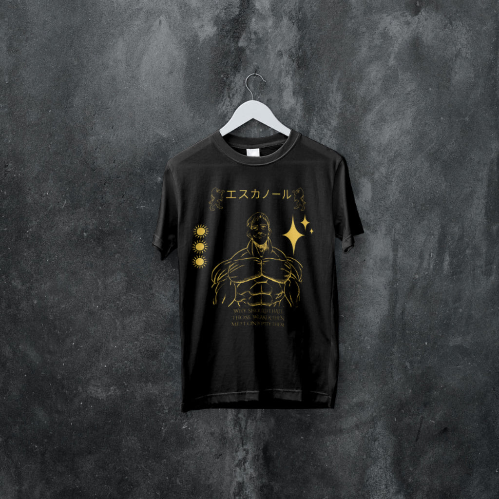 Escanor Tee Black